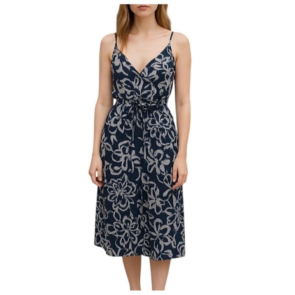 ANN TAYLOR LOFT Painterly Floral Wide Leg Jumpsuit SIZE XSP
